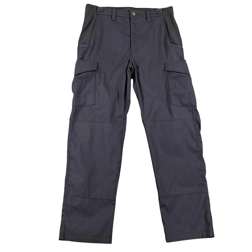 Vertx Cargo Tactical Pants Mens 32x30 Navy Blue Ripstop Multi-Pocket Workwear